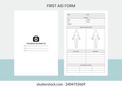 First Aid Form Kdp Interior