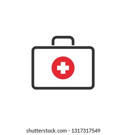 First aid icon design template vector isolated illustration