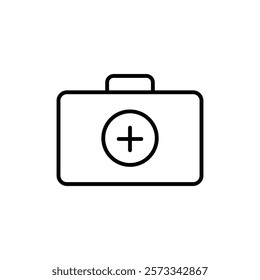 First Aid Icon Flat fill set collection