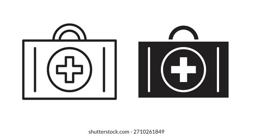 First aid icon graphic doodle, sketch, outline drawing Vector illustration