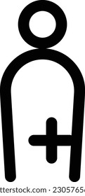 icono de primeros auxilios vector de fondo aislado