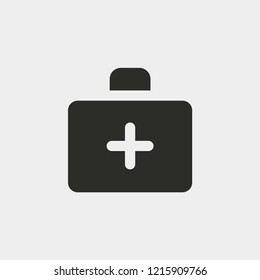 First aid icon isolated on background. Emergency symbol modern, simple, vector, icon for website design, mobile app, ui. Vector Illustration