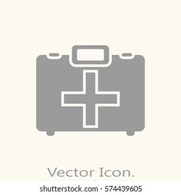 First aid icon isolated sign symbol and flat style for app, web and digital design. Vector illustration.