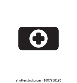icono de primeros auxilios, vector de icono médico