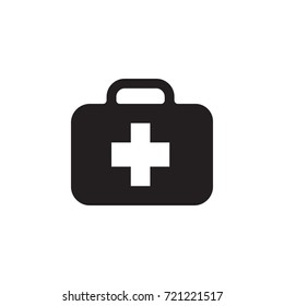 First aid Icon on the white background