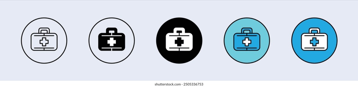 first aid icon set. health medical icon. vector illustration