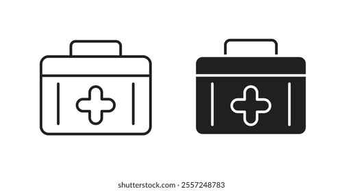 First aid Icon set. vector illustration set