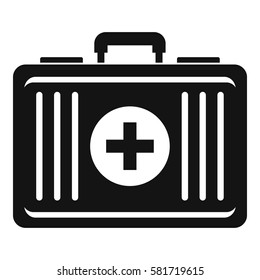 First aid icon. Simple illustration of first aid vector icon for web