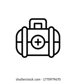 First aid icon. Simple line, outline vector elements of video game icons for ui and ux, website or mobile application