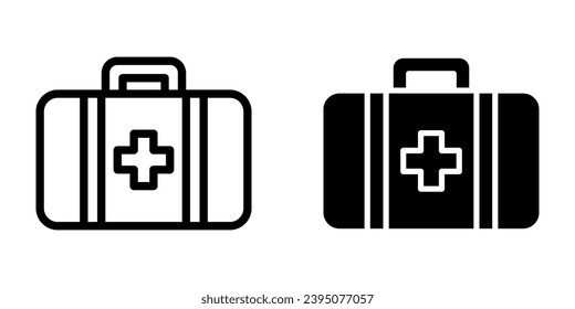 Icono de primeros auxilios. símbolo para concepto móvil y diseño web. ilustración vectorial