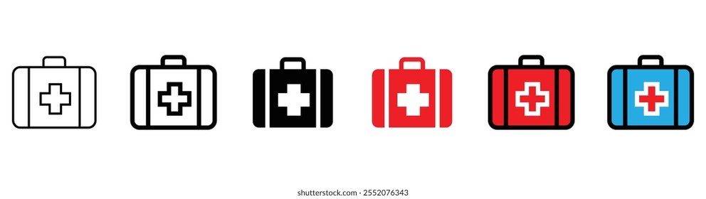 First aid icon symbol. Vector cross safety medic treatment ambulance first aid help