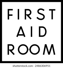 first aid icon. Thin linear style design isolated on white background