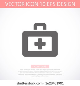 First aid icon in trendy flat style. Logo, application, user interface. Vector illustration