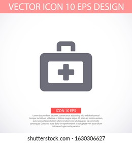 First aid icon in trendy flat style. Logo, application, user interface. Vector illustration