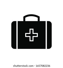 First aid Icon in trendy flat style isolated on white background. Vector illustration.