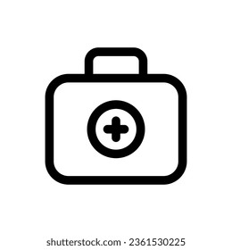 First Aid icon in trendy flat style isolated on white background. First Aid silhouette symbol for your website design, logo, app, UI. Vector illustration, EPS10.