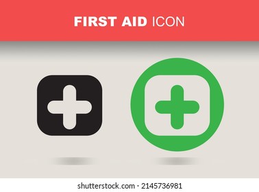 First Aid Icon Vector Design