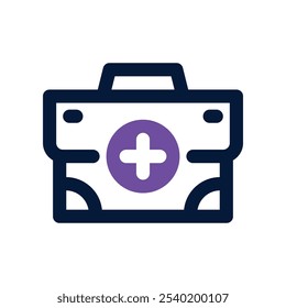 first aid icon. vector dual tone icon for your website, mobile, presentation, and logo design.