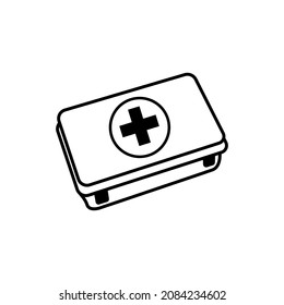 First aid icon vector illustration