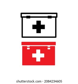 Ilustración vectorial de icono de primeros auxilios