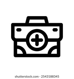 first aid icon. vector line icon for your website, mobile, presentation, and logo design.