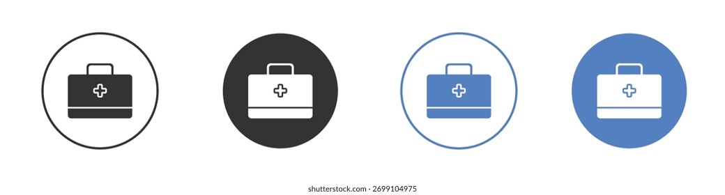 Icono de primeros auxilios Vector. Diseño de ilustración de Plantilla de logotipo