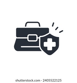 first aid icon. vector.Editable stroke.linear style sign for use web design,logo.Symbol illustration.