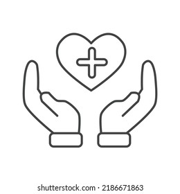 Símbolo de iconos de primeros auxilios elementos vectores para web infográfica