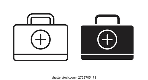 Iconos de primeros auxilios colección de Vector para Diseños web. iconos planos