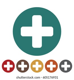 First aid icon.Vector illustration
