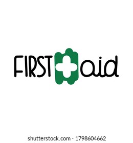 Ilustración de First Aid. Ilustración de vectores sobre el tema del Día Mundial de la Primeros Auxilios el 12 de setiembre.