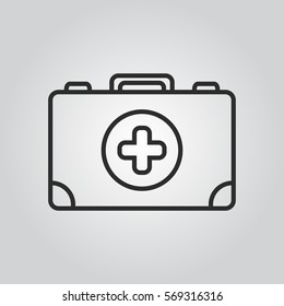 First Aid Kid Flat Icon