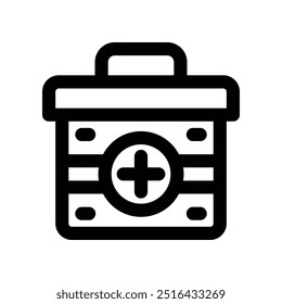 ícone de criança de primeiros socorros. ícone de linha vetorial para seu site, celular, apresentação e design de logotipo.