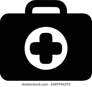 First Aid Kit Box Icon vector
