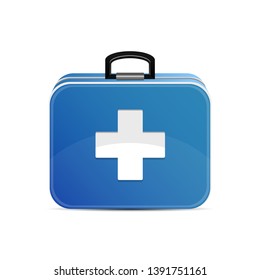 First aid kit concept vector design illustration isolated on white background