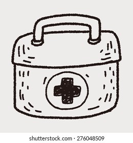 First aid kit doodle