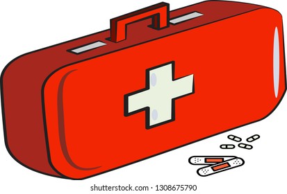 
first aid kit for emergency, hospitals