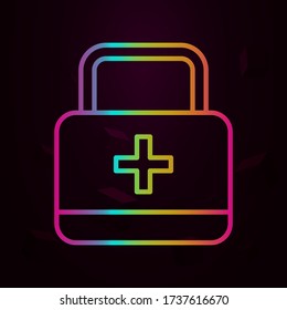 First aid kit, firefighter nolan icon Simple thin line, outline vector of Firefighter icons for ui and ux, website or mobile application