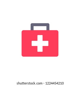 first aid kit flat icon