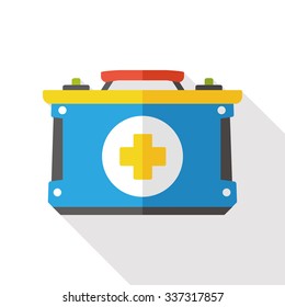 First aid kit flat icon