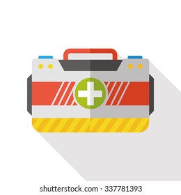 First aid kit flat icon