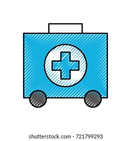 first aid kit health help and medical diagnostics concept