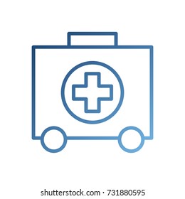 first aid kit health help and medical diagnostics concept