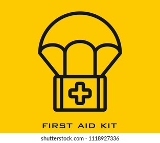 First aid kit icon
