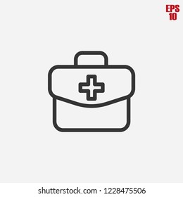 First aid kit icon