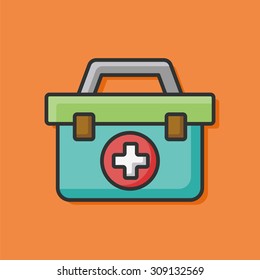 First aid kit icon