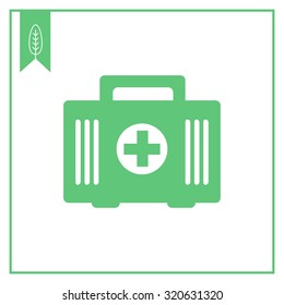 First aid kit icon