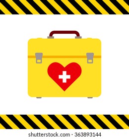 First aid kit icon