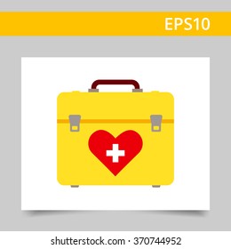 First aid kit icon
