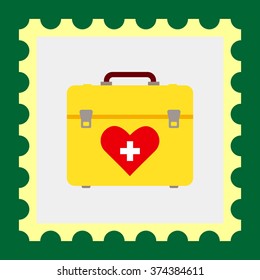First aid kit icon